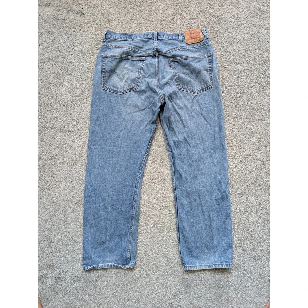 Vintage Y2K Levi's 505 Regular Fit Jeans Mens 38x30 Cotton Blue Faded